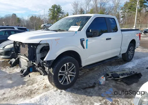 2022 Ford F-150 Xl z USA, uszkodzony, nr VIN 1FTEX1EP5NKE42927